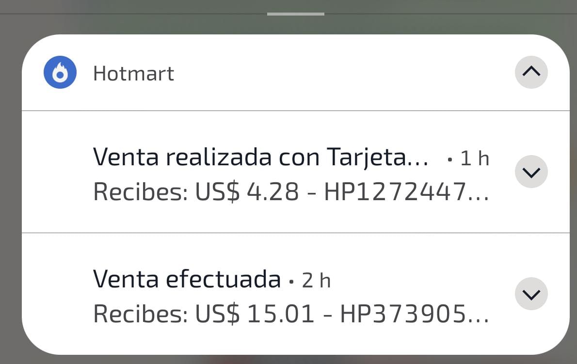 Captura de venta realizada 2